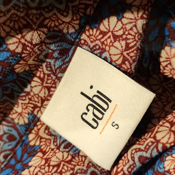 NWOT! CABI TOP - SLEEVELESS FAN BLOUSE, SMALL - Picture 6 of 10